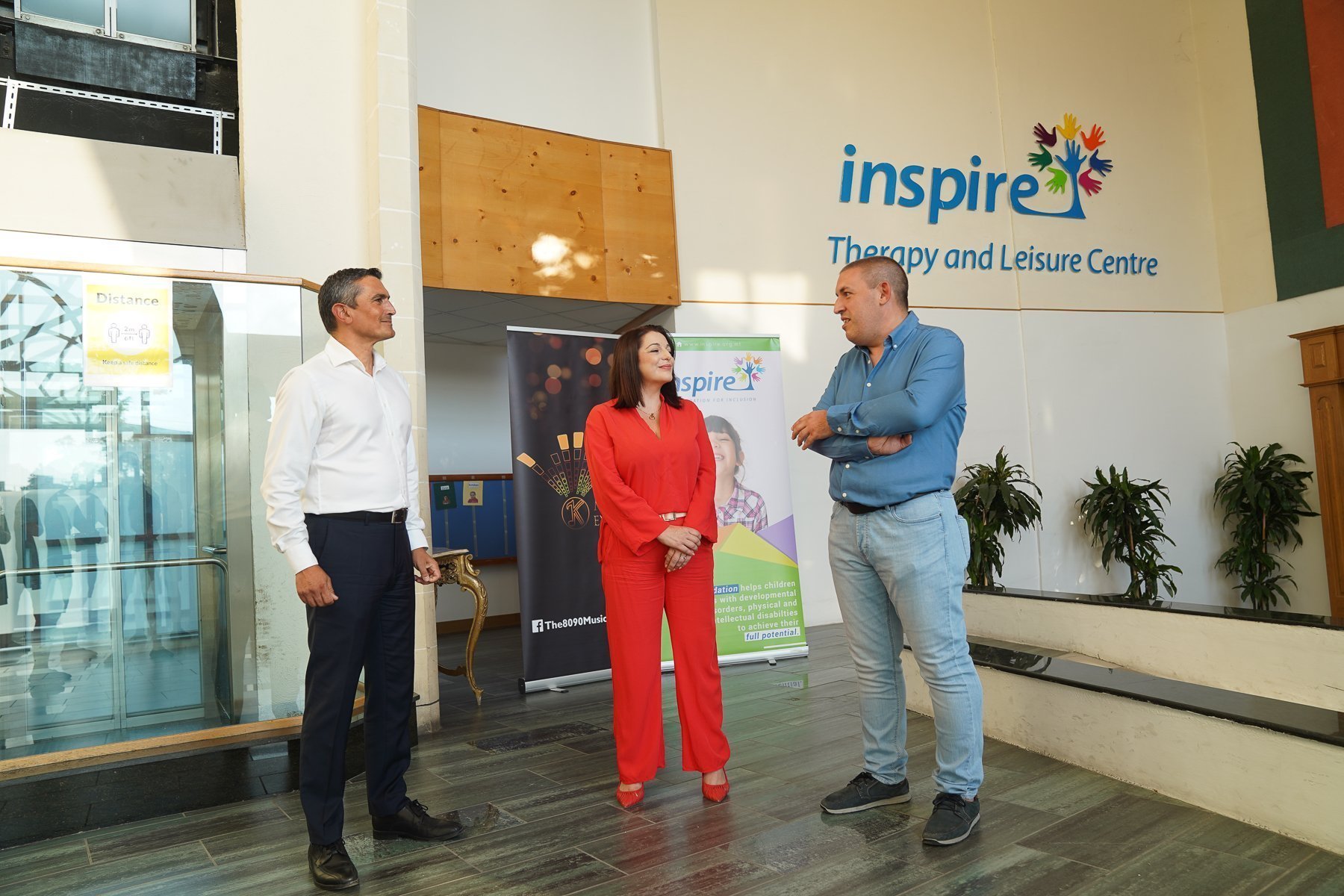 Minister Julia Farrugia Portelli visits Inspire Foundation Malta and launches the 80’s & 90’s Music Festival Ħal Kirkop