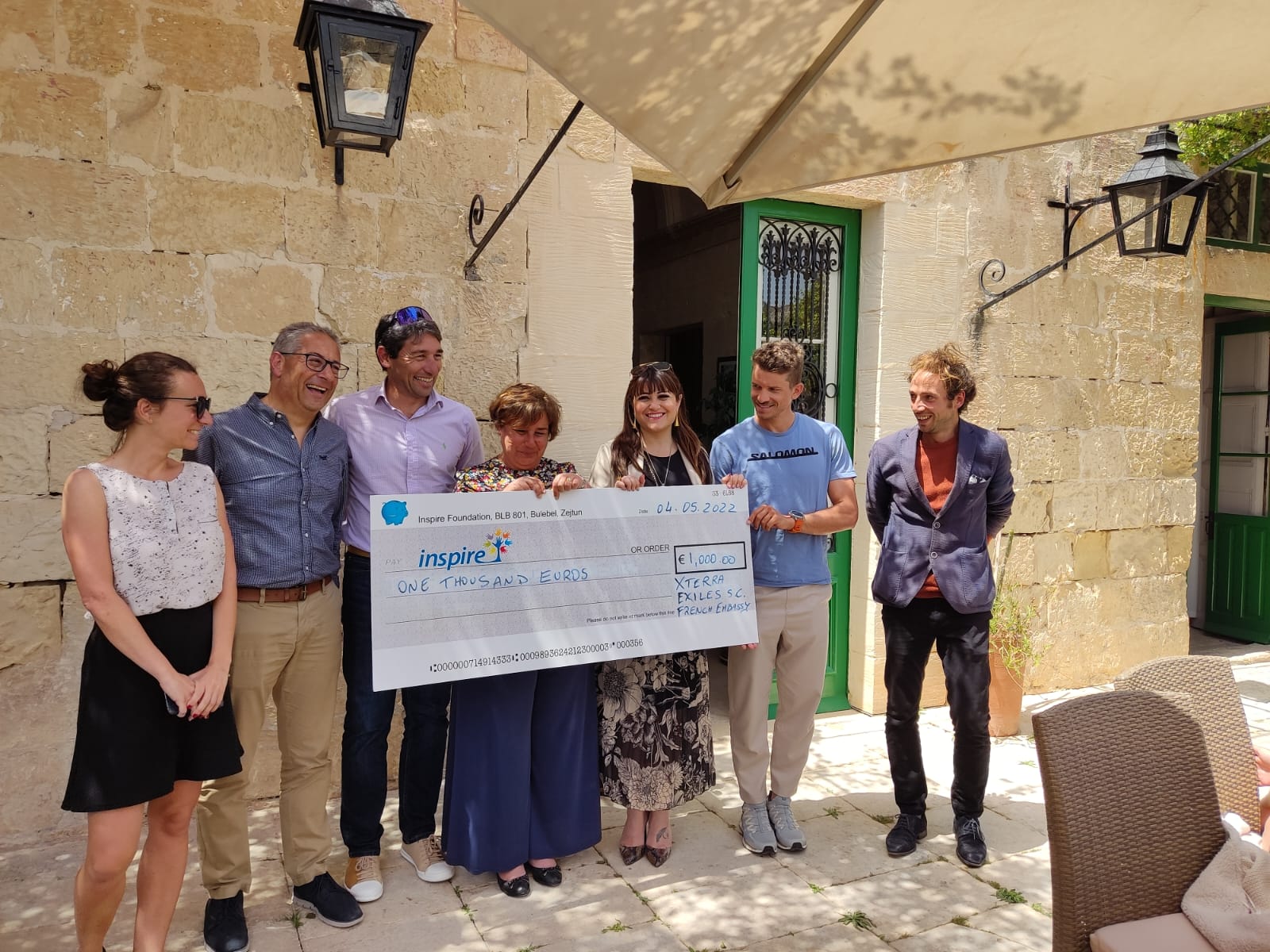 A successful XTERRA trail in Gozo ends with a €1,000 donated to Inspire Foundation (Malta)