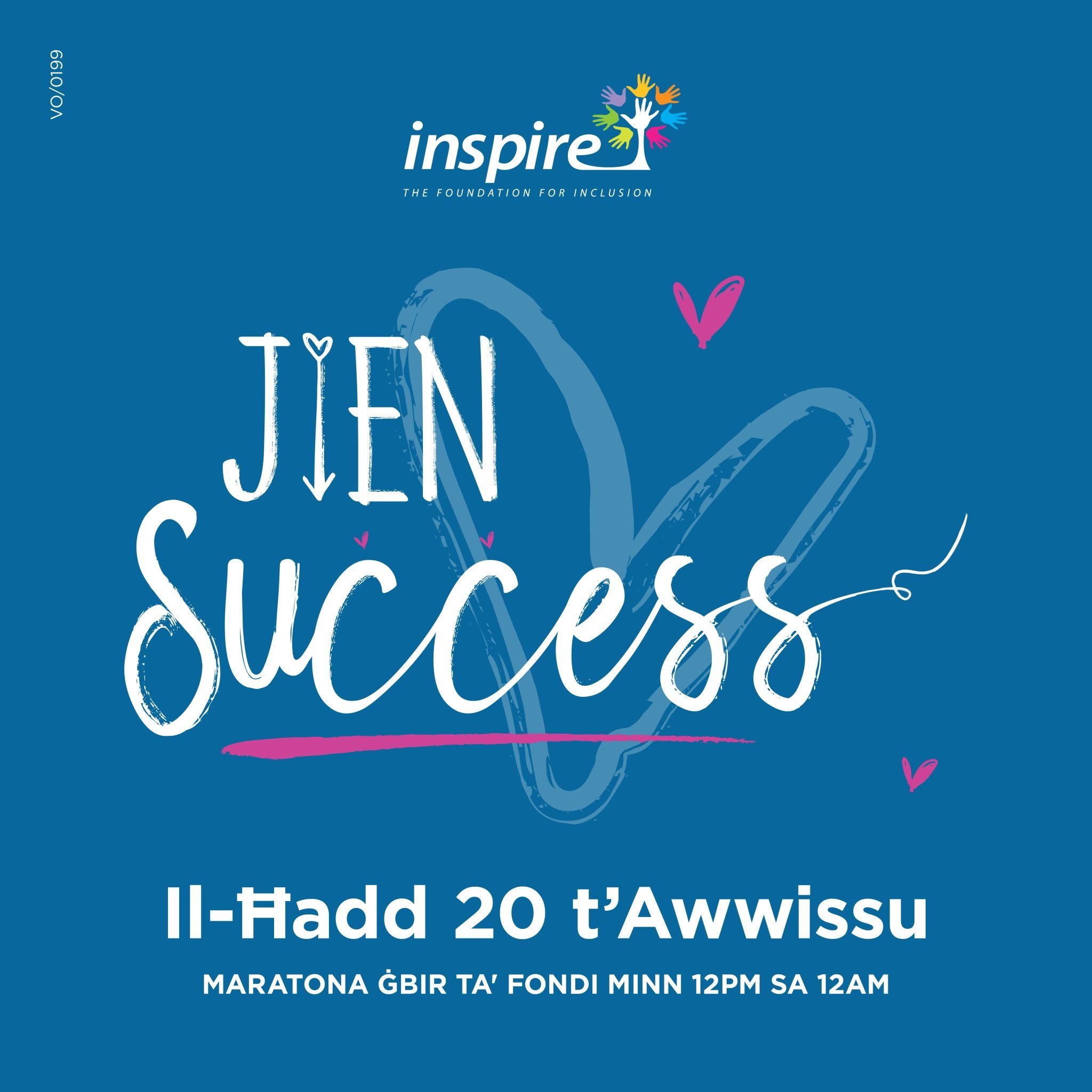 Inspire Foundation Presents “Jien Suċċess” – A Televised Fundraising Marathon to Build the new Rehabilitation & Wellness Centre